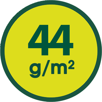 44 gr/m2
44 gr/m2